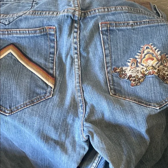 A/X Armani Exchange Blue Jeans with Embroidery - Picture 1 of 6